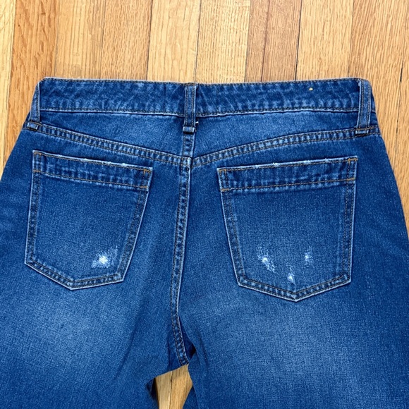 Circus NY Sam Edelman Low Rise Super Wide Leg Distressed Jeans Size 28 - Picture 11 of 11